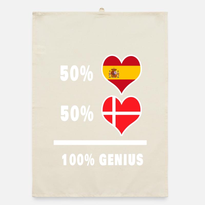 Denmark and Spain Genius / gift Organic dish towel