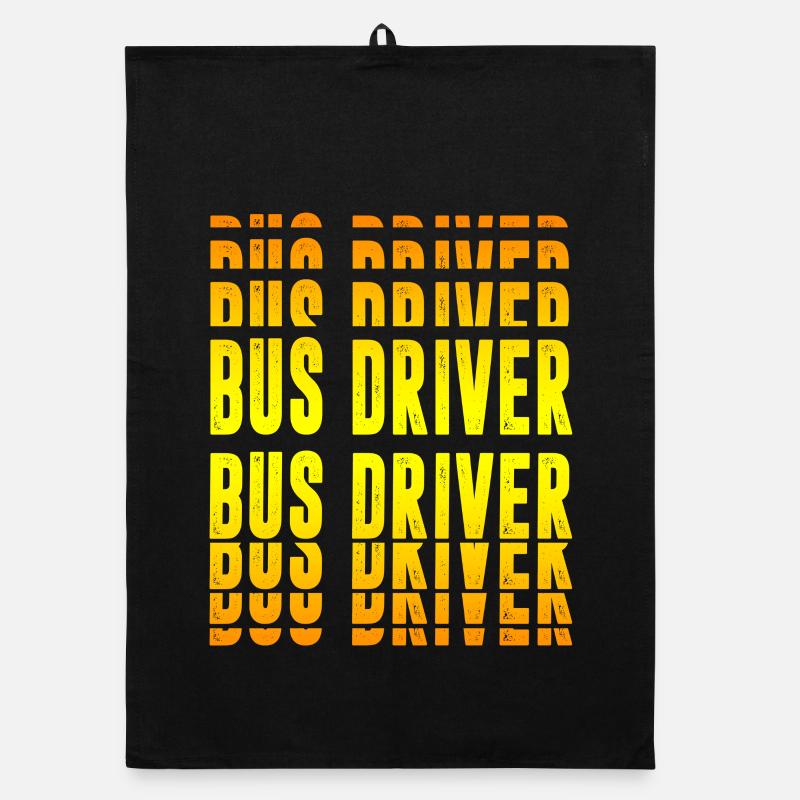 Conception de conducteurs de bus Torchon bio