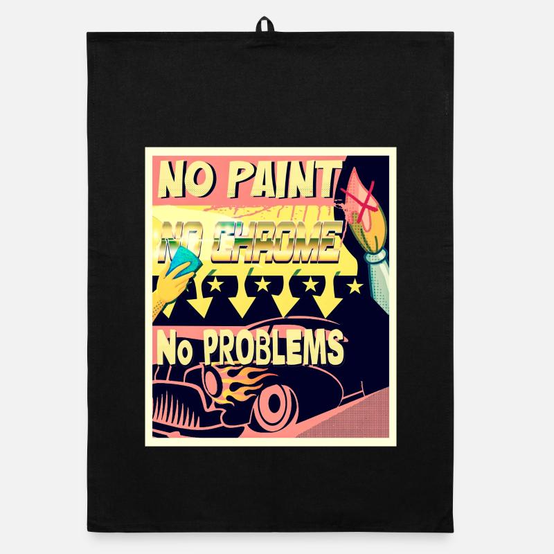 NO PAINT, NO CHROME, NO PROBLEMS Organic Geschirrtuch