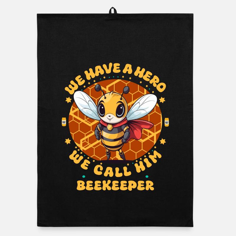 Bees and beekeepers Organic dish towel