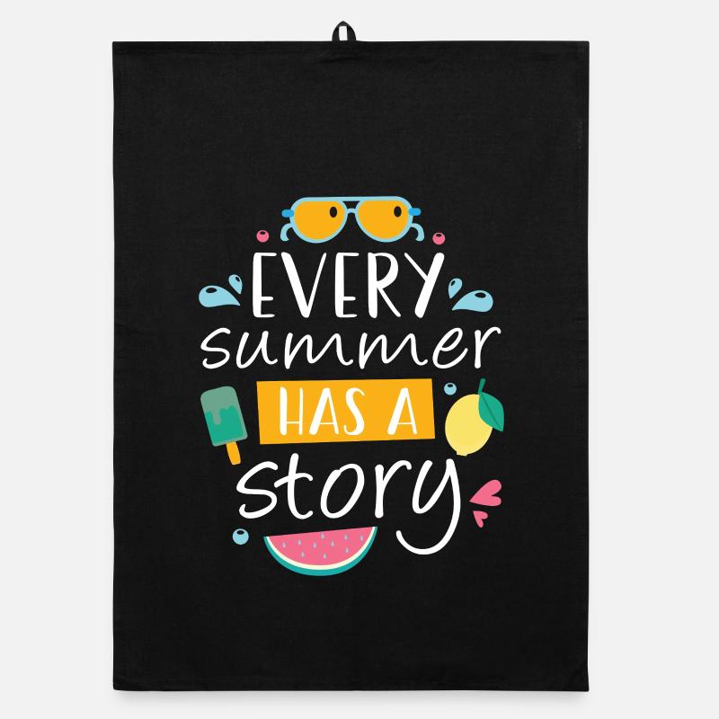 Every Summer has a Story Organic dish towel