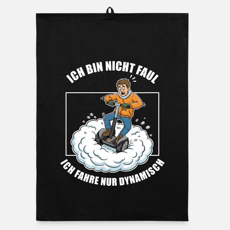 I only drive dynamically Organic dish towel
