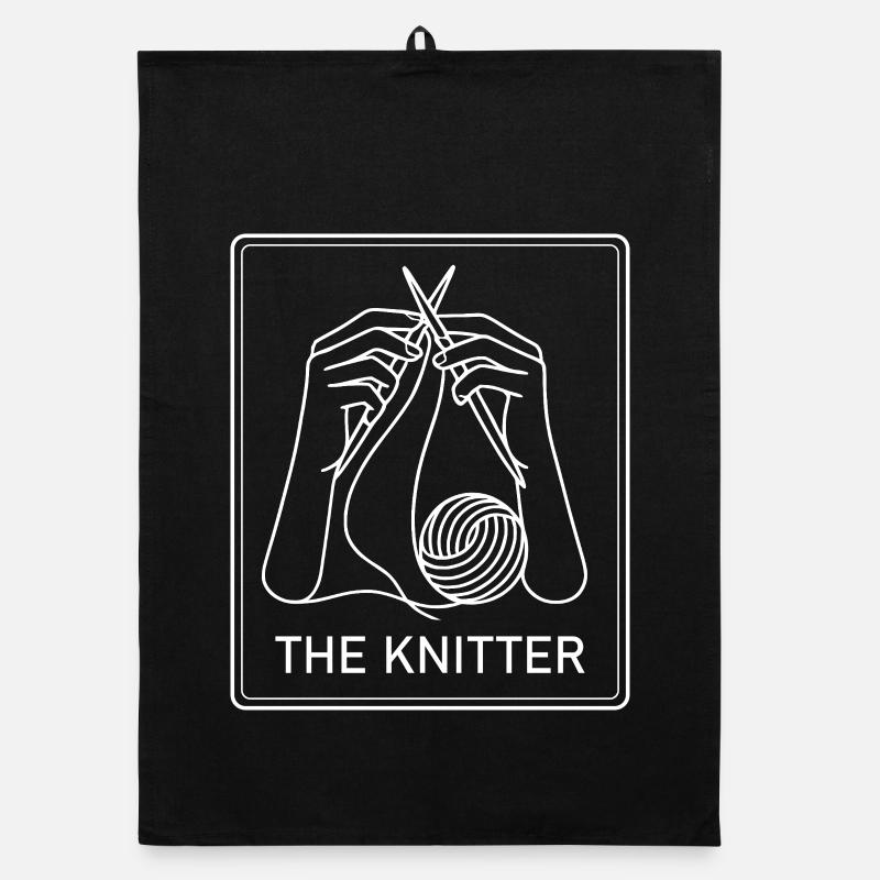 The Knitter Design Organic Geschirrtuch