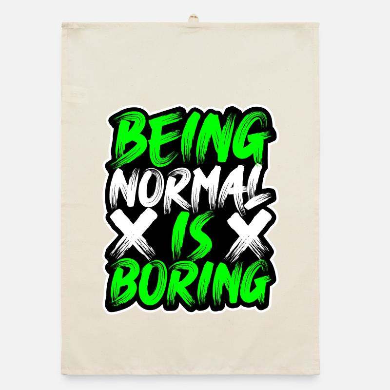 being-normal-is-boring Organic dish towel