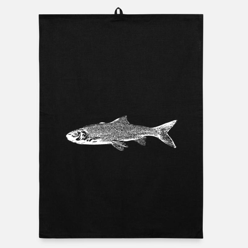 Trout fish Organic dish towel