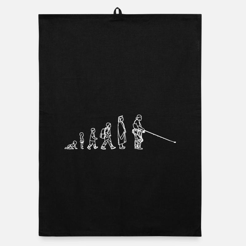 Fishing Evolution Organic dish towel
