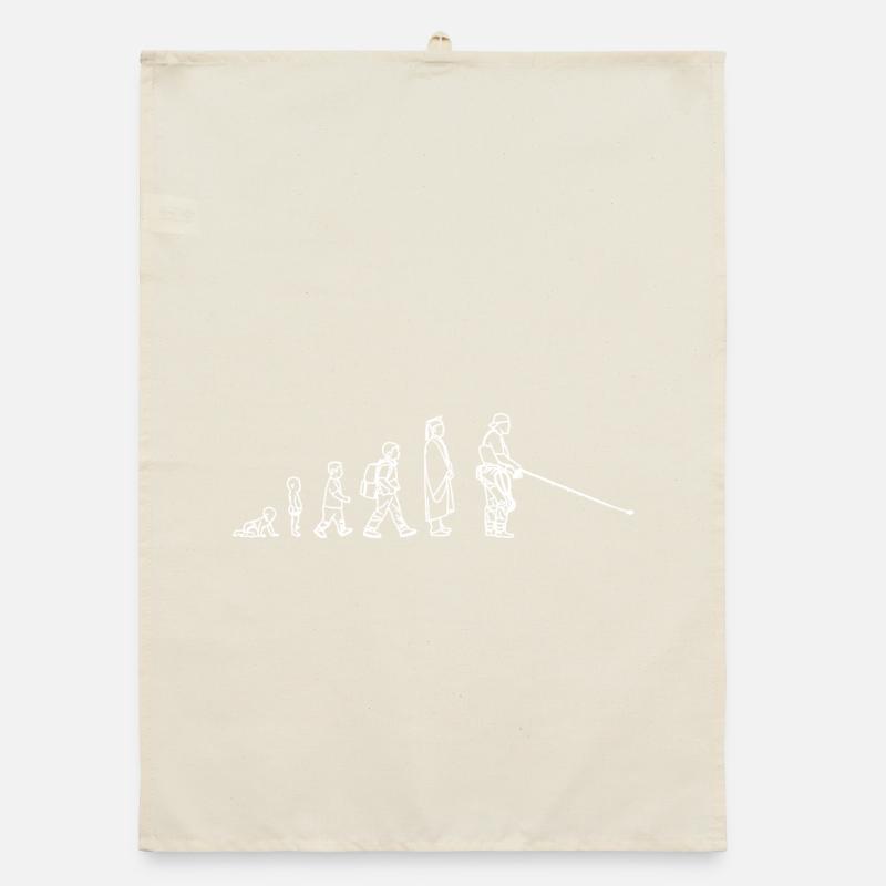 Fishing Evolution Organic dish towel