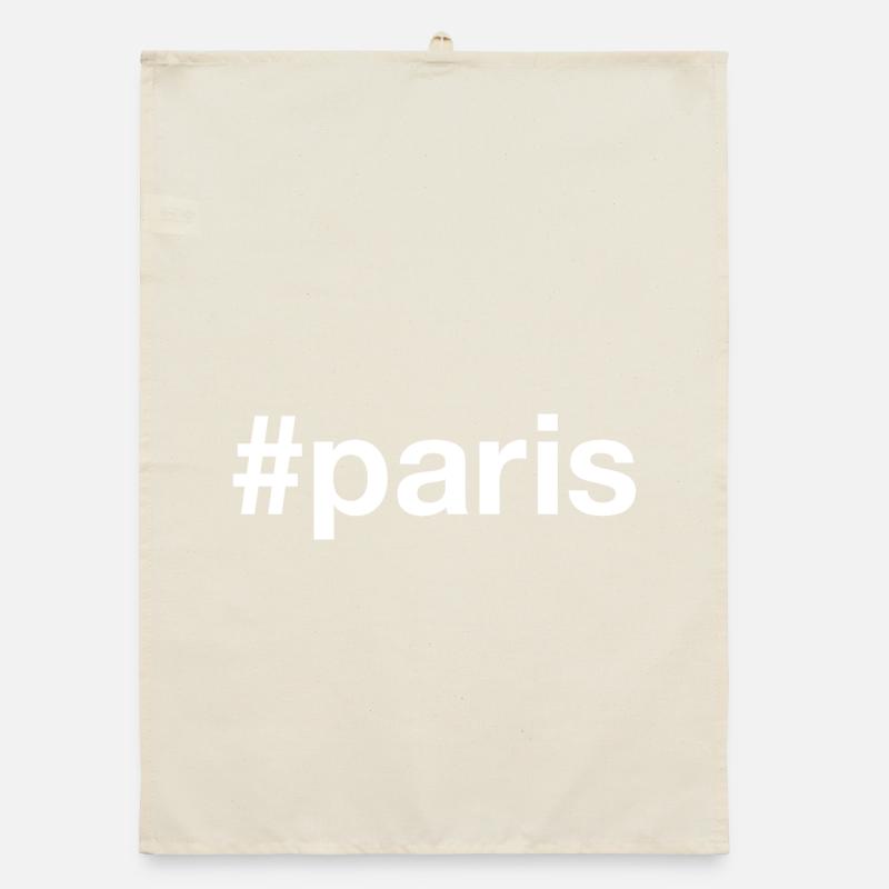 PARIS Hashtag Organic dish towel