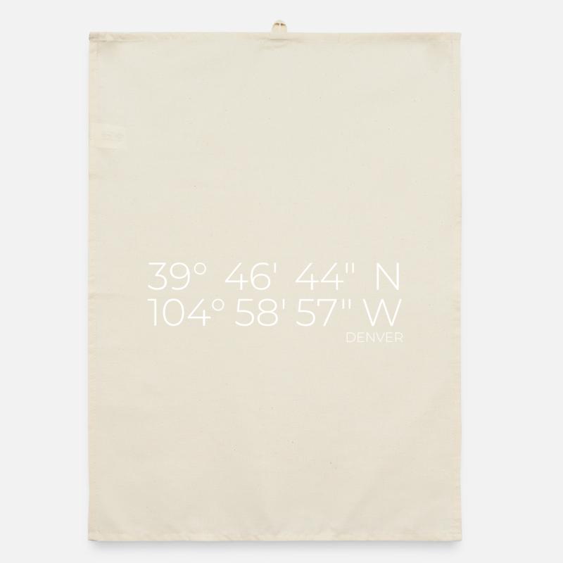 Coordinates Denver Organic dish towel