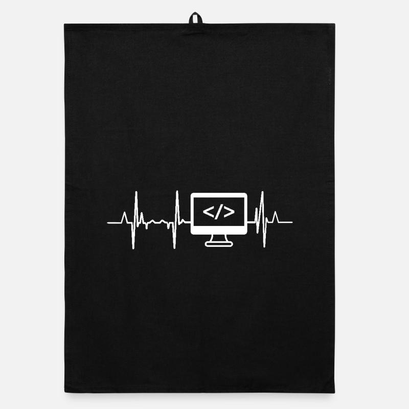 Developer Heartbeat Organic dish towel