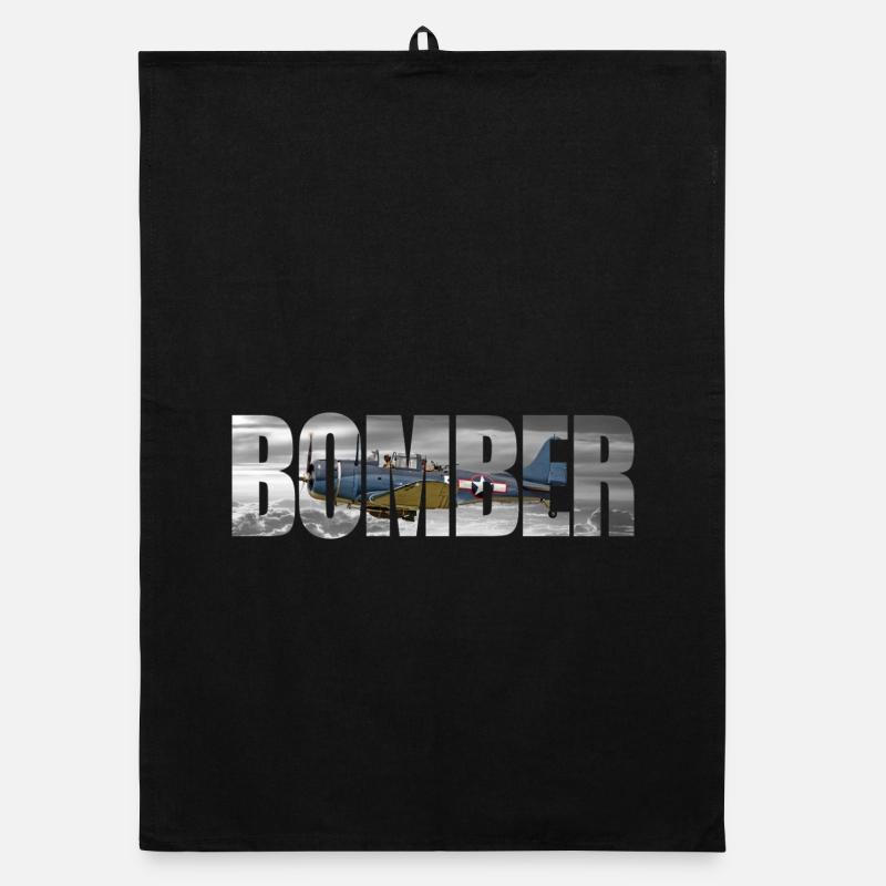 Bomber SBD Dauntless Organic Geschirrtuch