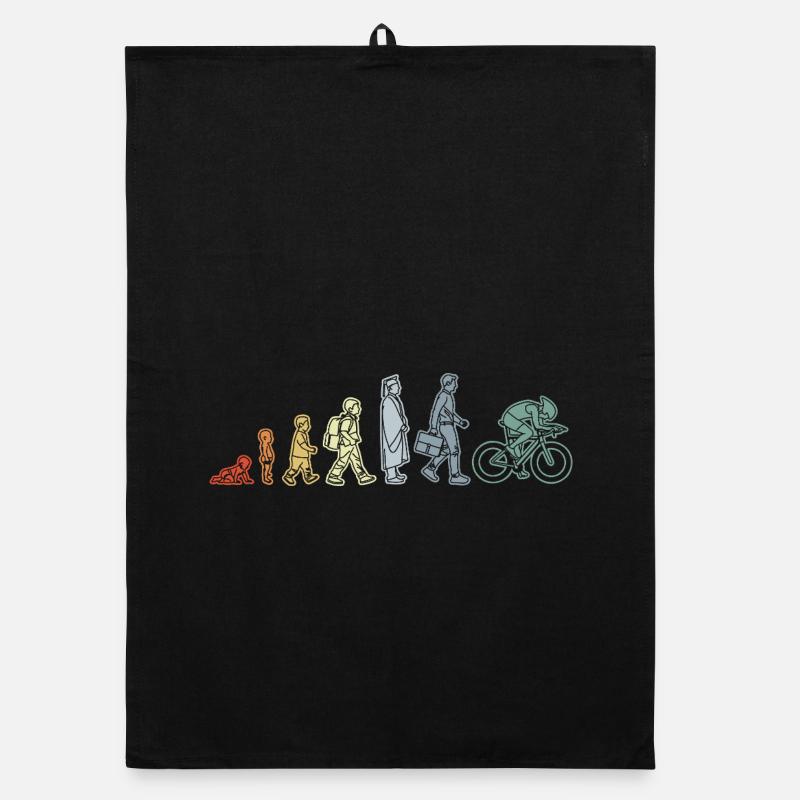Radfahrer Evolution Organic Geschirrtuch