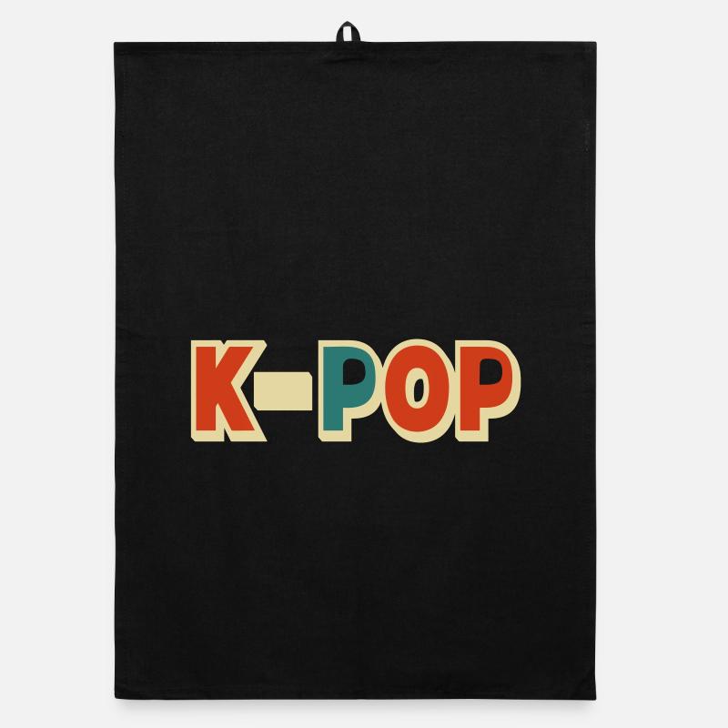 K-pop 5 customizable colors Organic dish towel