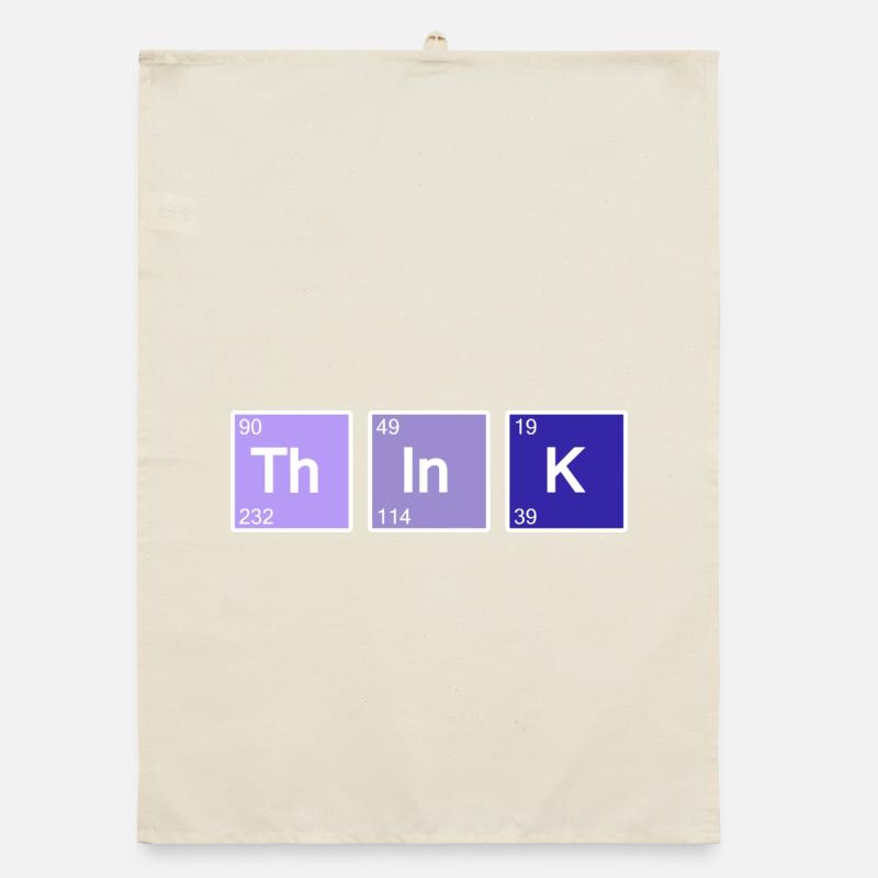 Think (blue) Organic dish towel