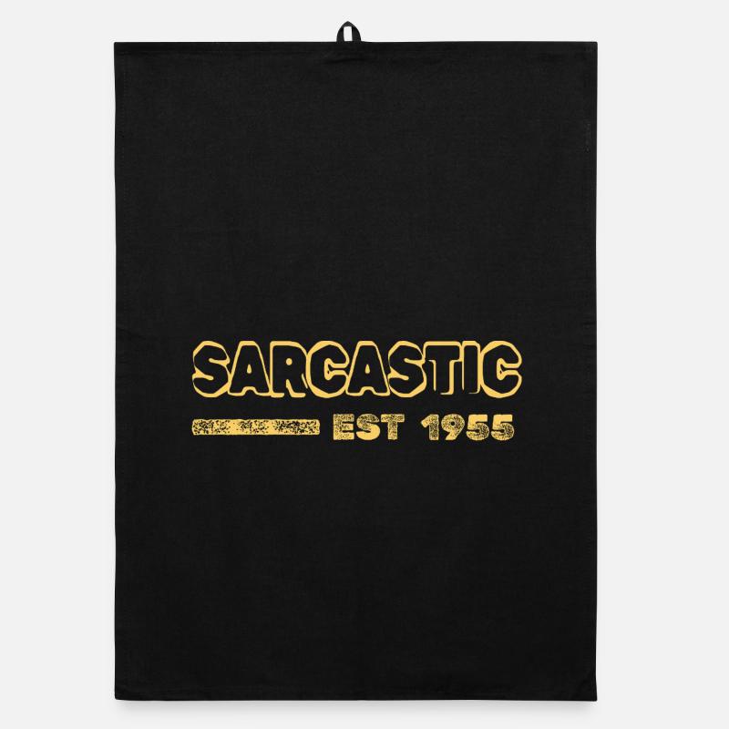 Sarkasmus 1955 Organic Geschirrtuch