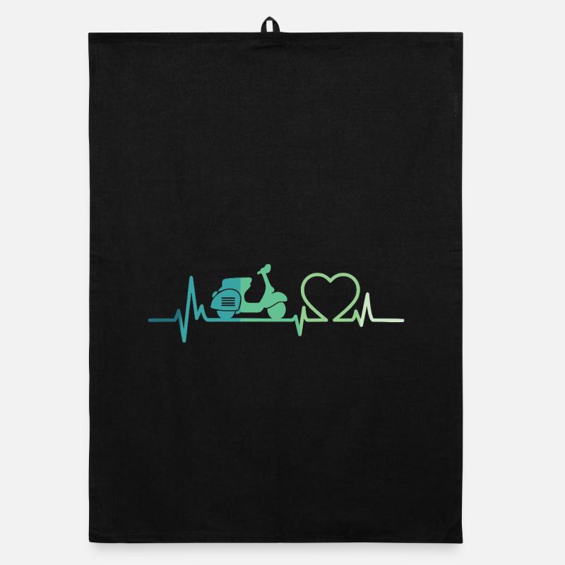 Heartbeat Roller Motor Roller Organic Geschirrtuch