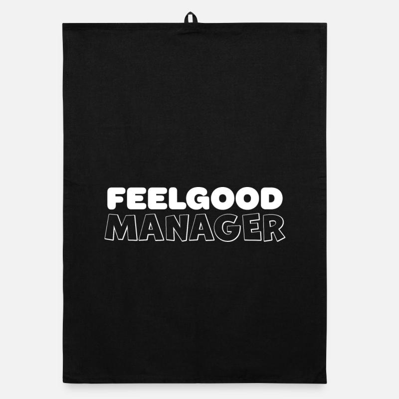 Feelgood Manager Design Tshirt blanc Torchon bio