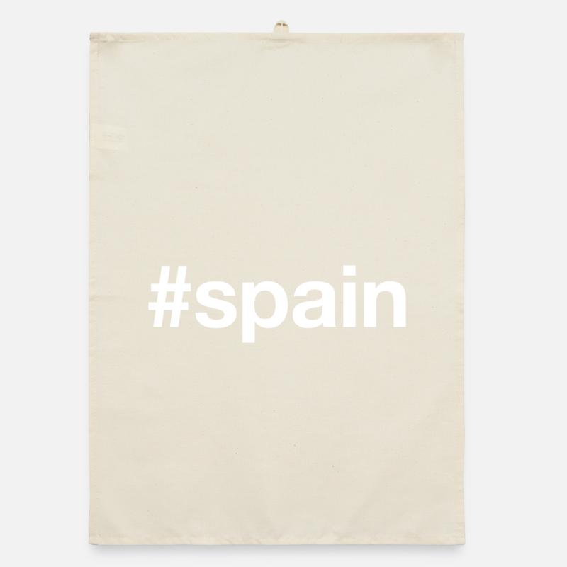 ESPAGNE Hashtag Espagnol Torchon bio