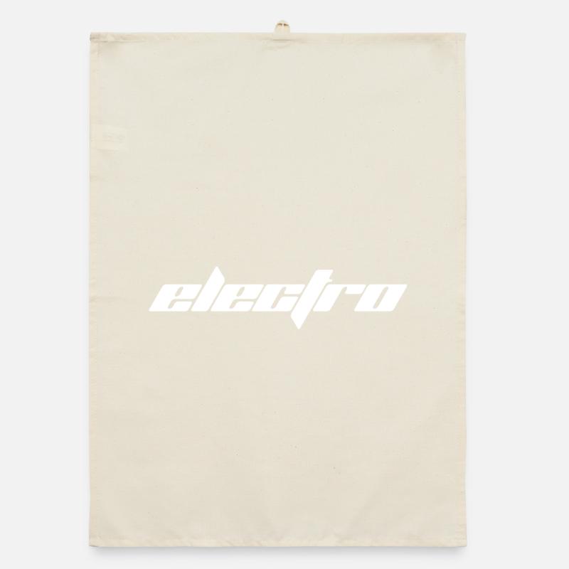 Conception de logo de musique électro Torchon bio