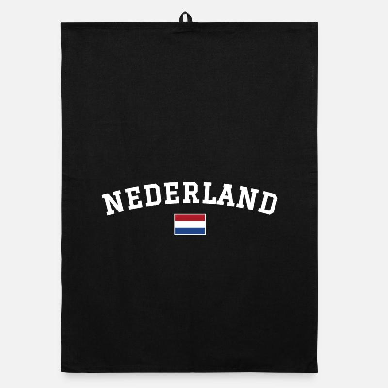 Drapeau des Pays-Bas Blanc Torchon bio