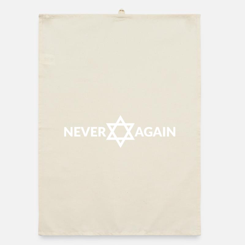 NEVER AGAIN Organic dish towel