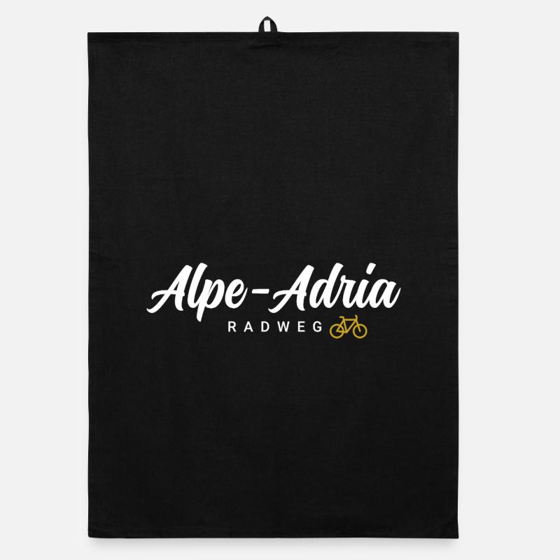 Alpe Adria Radweg Organic Geschirrtuch