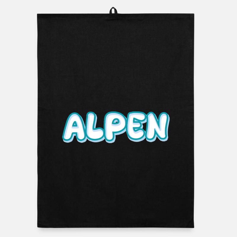 Alps as a mountain Organic dish towel