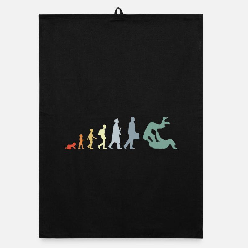 Vintage Judo Evolution Organic Geschirrtuch