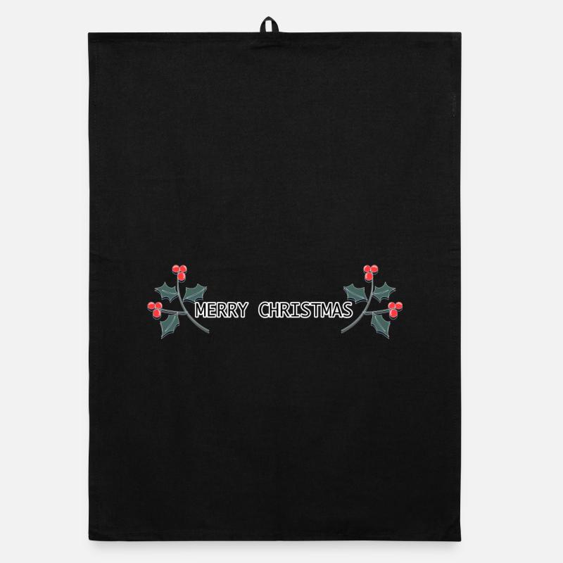Merry Christmas Organic Geschirrtuch