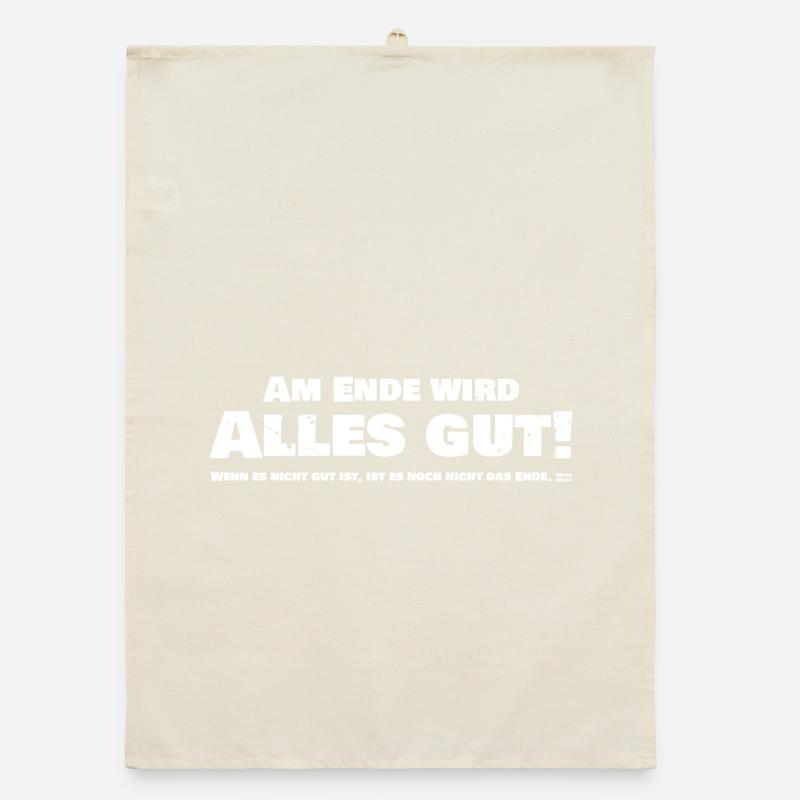 In the end, everything will be fine! If it's not good... Organic dish towel
