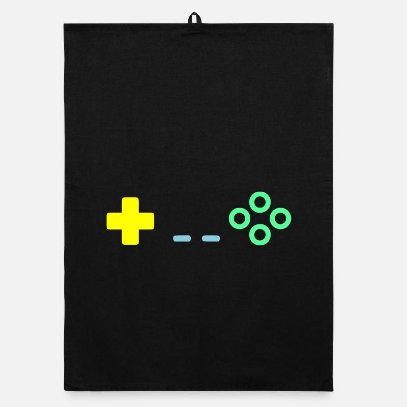 Boutons de manette de jeu Rétro Vector Torchon bio