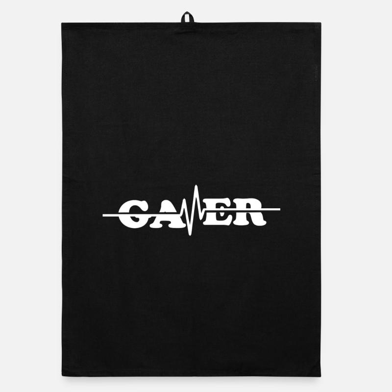 Gamer pulse ECG Organic dish towel