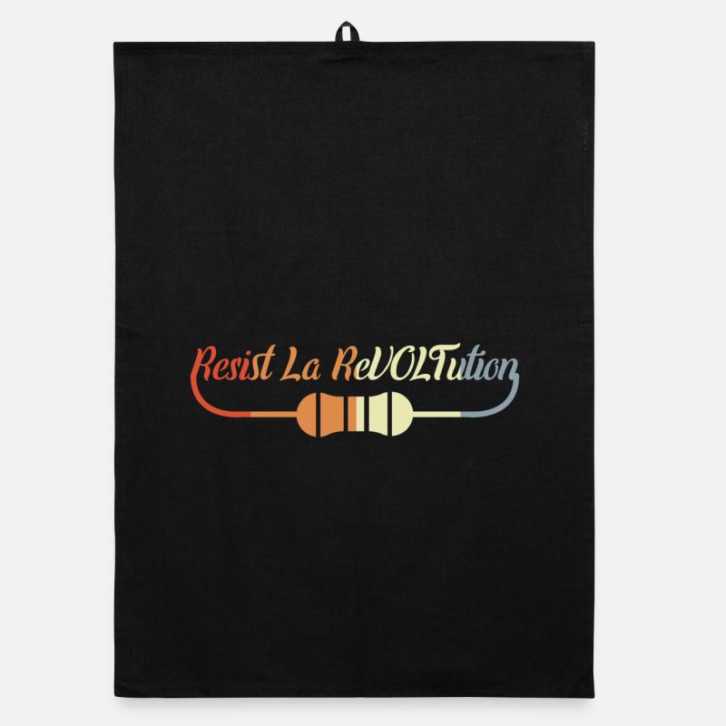 Funny electrician saying Organic dish towel