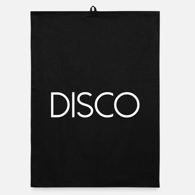 DISCO Tanzen Diskokugel Organic Geschirrtuch