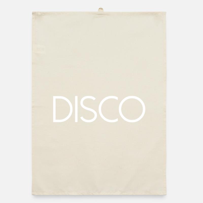 DISCO Tanzen Diskokugel Organic Geschirrtuch
