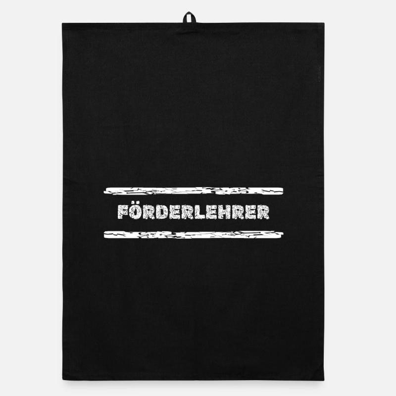 Beruf Foerderlehrer Organic Geschirrtuch