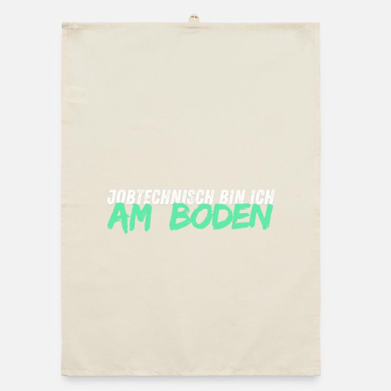 Jobtechnisch bin ich am BODEN // Bodenleger Organic Geschirrtuch