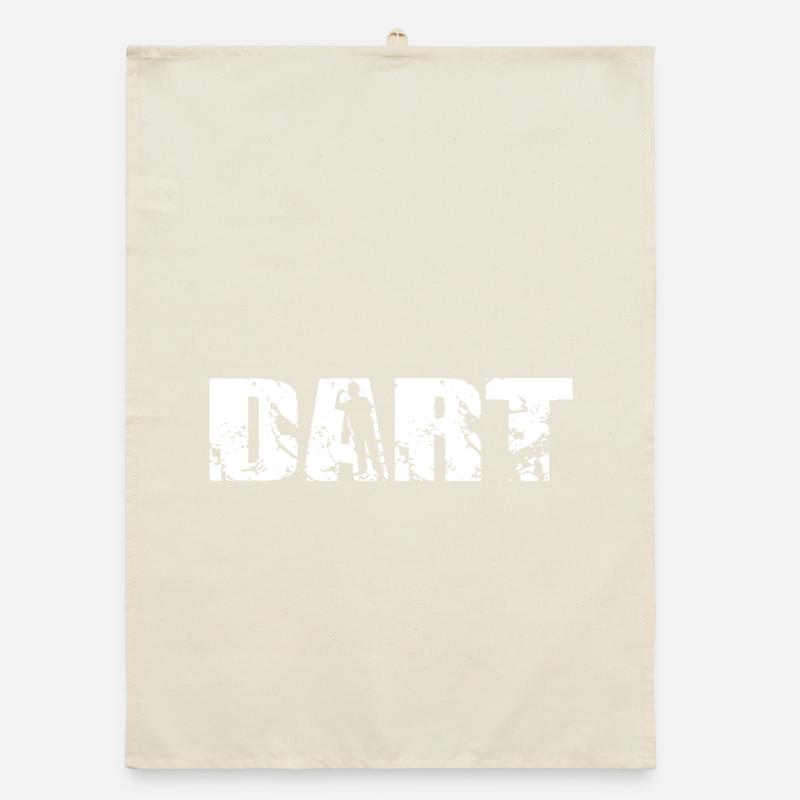 Conception de fléchettes classique Torchon bio