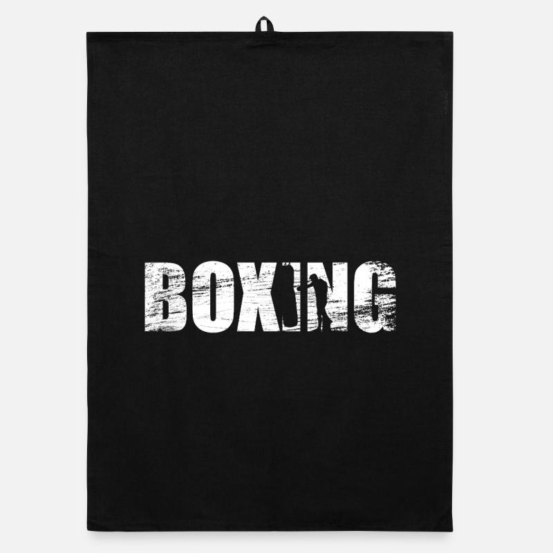 Boxe drôle Torchon bio