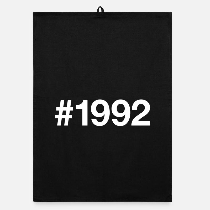 1992 Né à 34 ans, 34e anniversaire Torchon bio
