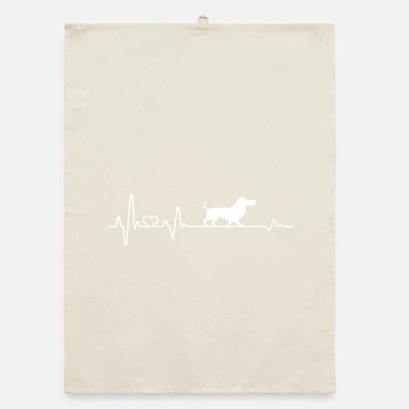 Teckel Heartbeat Teckel Pulse Chatouiller Pulse Torchon bio