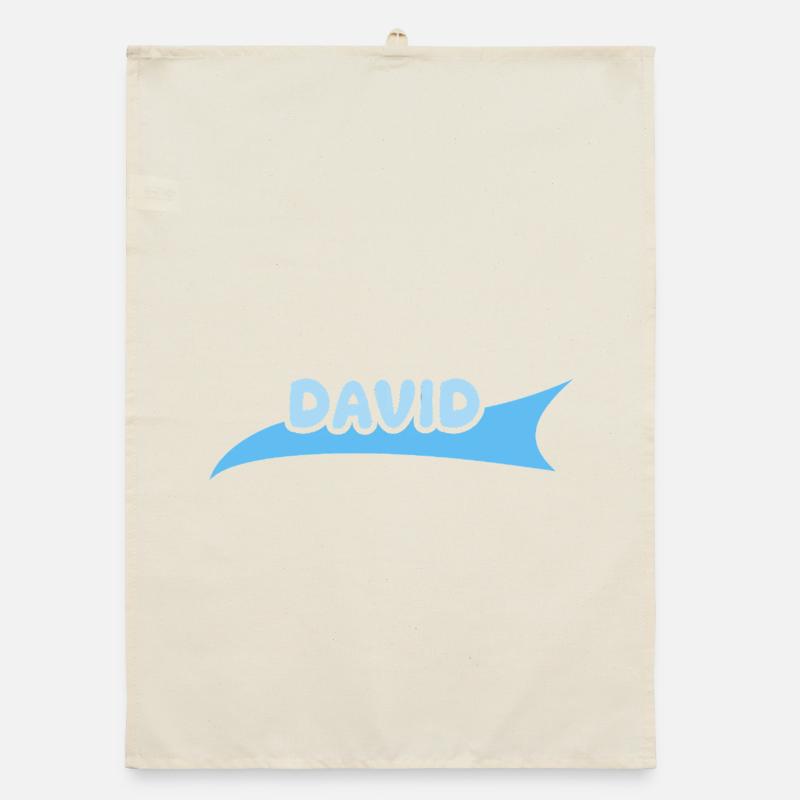 Vorname David Organic Geschirrtuch