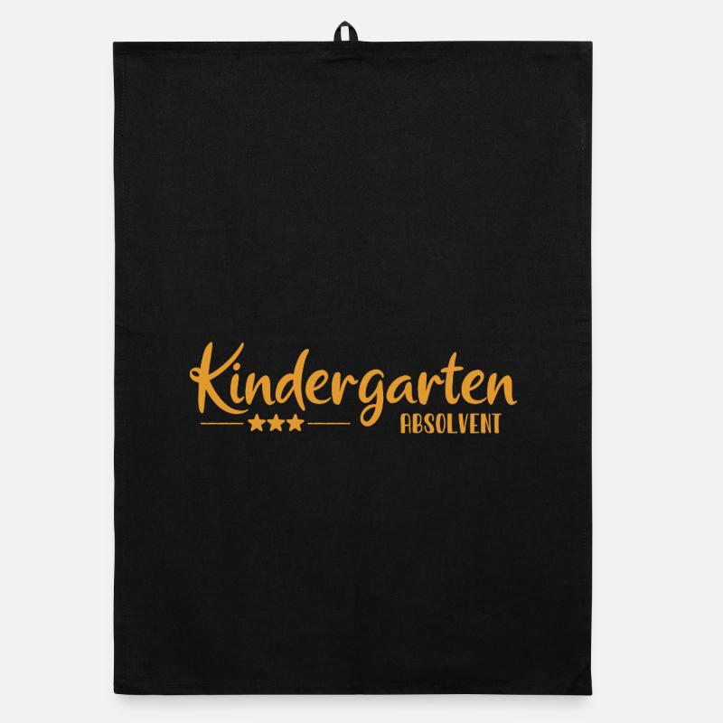 Kindergarten Absolvent - Einschulung - Kita Organic Geschirrtuch