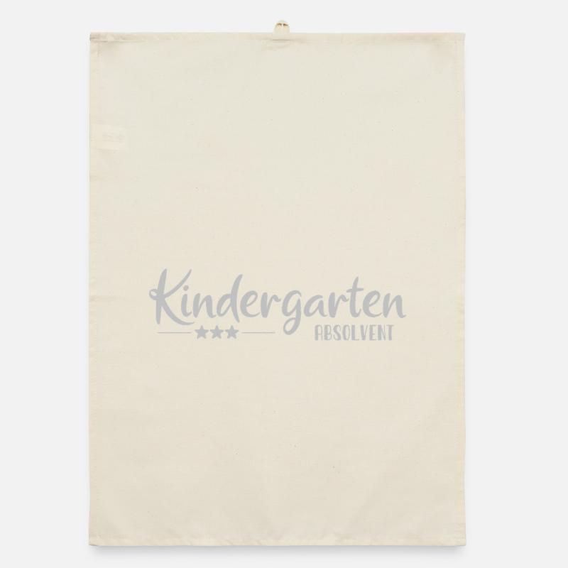 Kindergarten Absolvent - Einschulung - Kita Organic Geschirrtuch