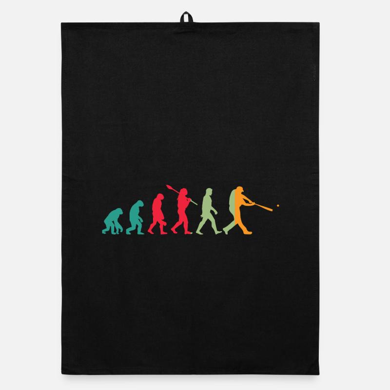 Basketball Evolution Organic dish towel
