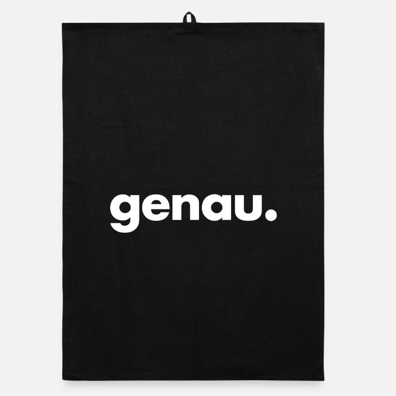 Exactly. - Organic dish towel - black