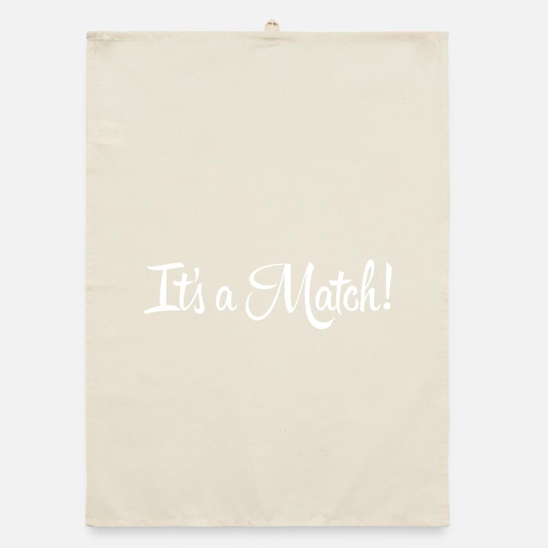Es ist ein Match! Organic Geschirrtuch