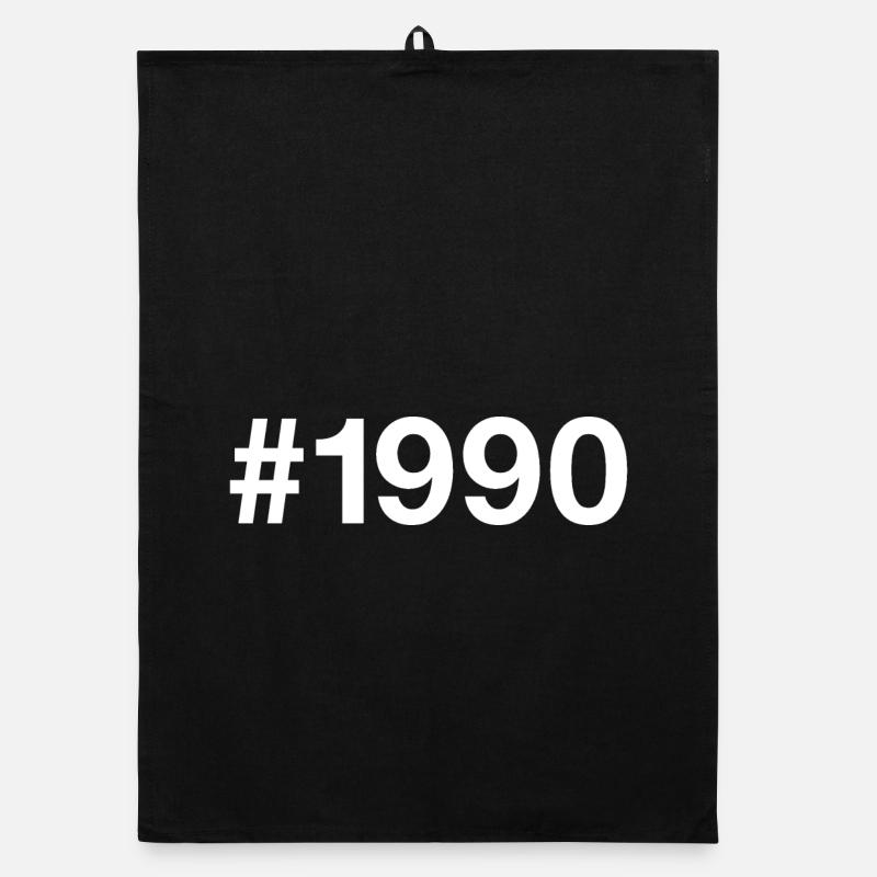 1990 Né à 36 ans 36e anniversaire Torchon bio