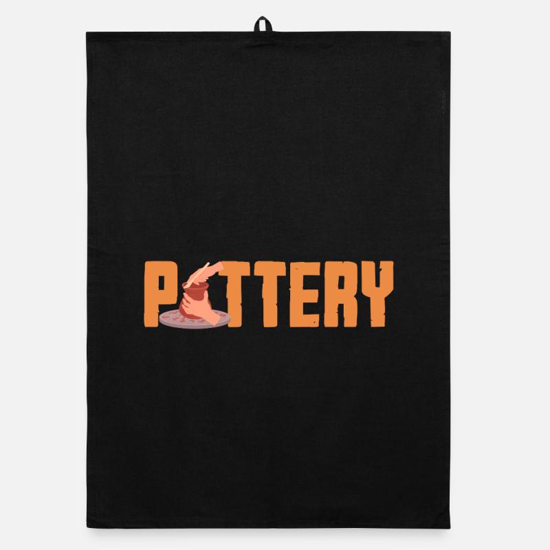 Pottery Creative Crafts Passion Organic dish towel