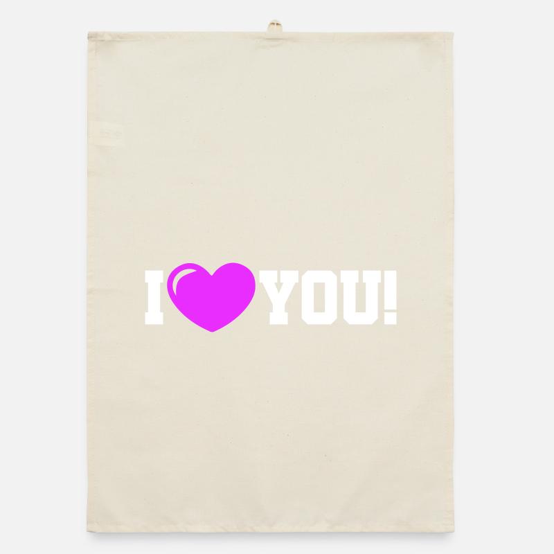 Je t’aime - Ich Liebe Dich Torchon bio